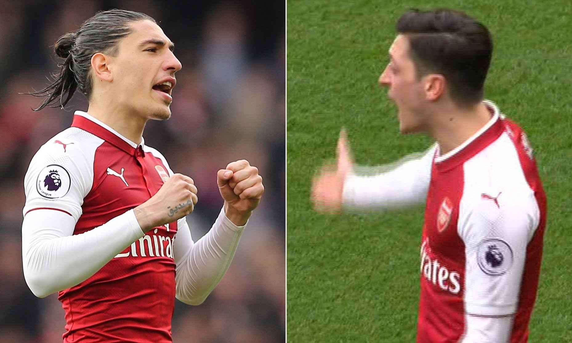 Bellerin speaks out after angry bust-up with Mesut Ozil
