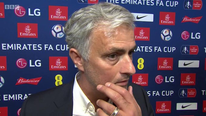 Mourinho slams Chelsea’s style of play after FA cup defeat