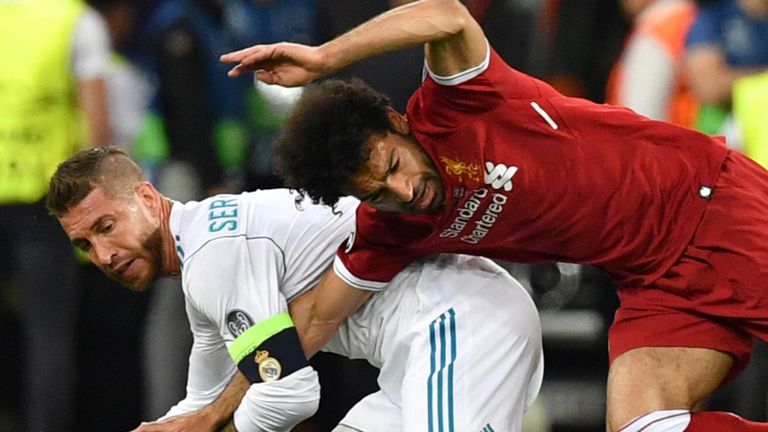Sergio Ramos hits back over Salah injury