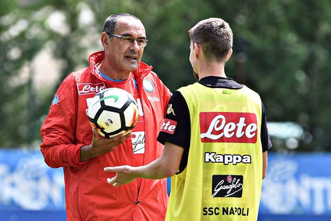 Napoli President confirms Jorginho is joining Chelsea, while Maurizio Sarri is close