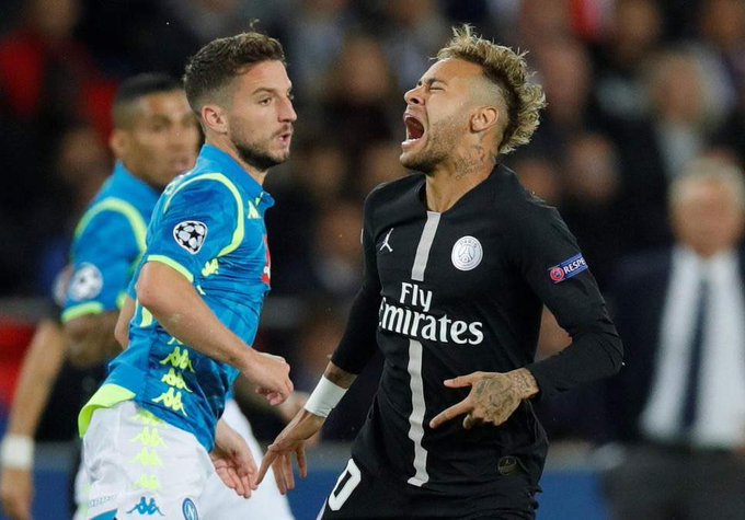 Neymar slams ‘disrespectful’ referee after PSG draw with Napoli