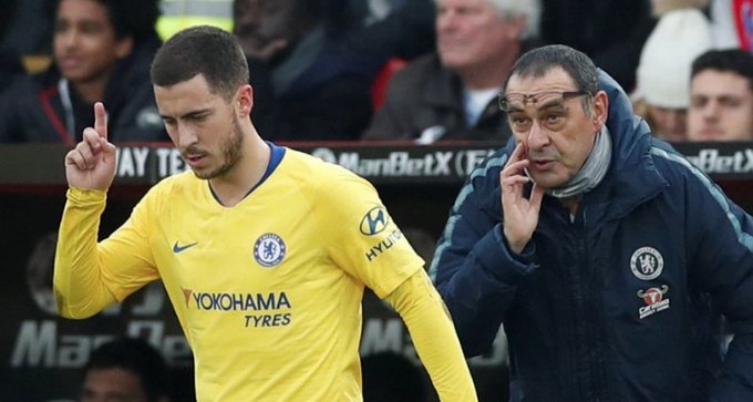Sarri hits out at Eden Hazard and reveals how he is hurting Chelsea