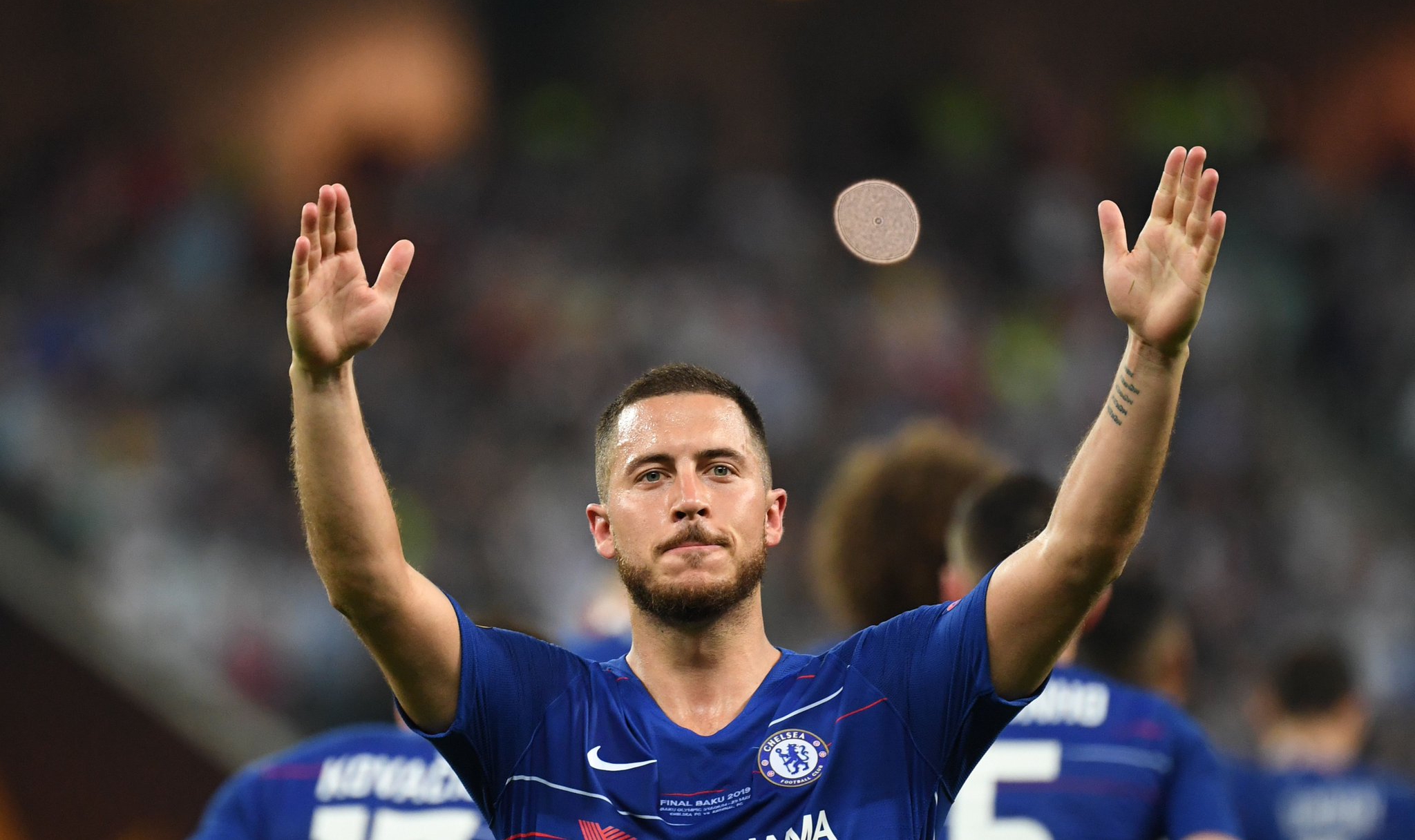 ‘I think it is goodbye’ – Hazard bids farewell to Chelsea after Europa League victory