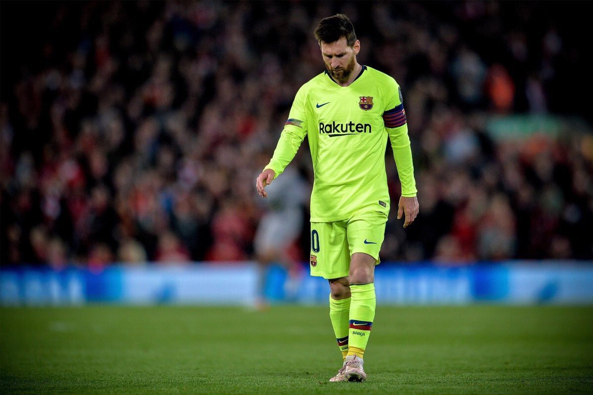 Messi broke down in tears in dressing room after Liverpool defeat