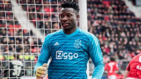 Ajax reject Manchester United’s £35m offer for Andre Onana