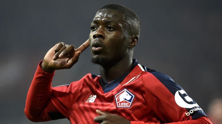 Nicolas Pepe’s agent responds to Arsenal’s £70m bid for the Lille forward