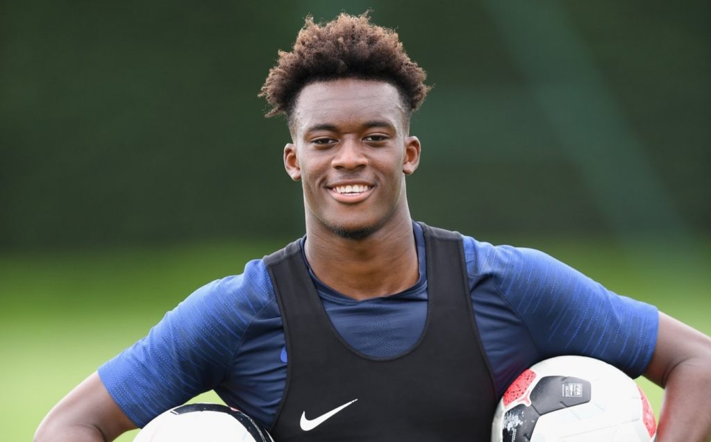 Callum Hudson-Odoi back in full Chelsea training after Achilles woe