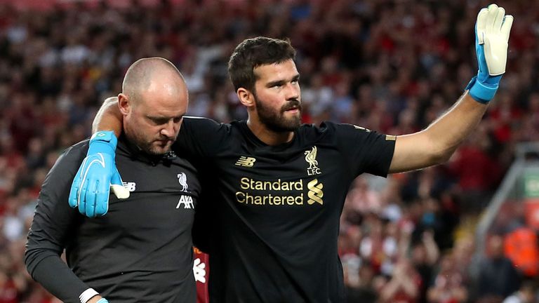 Alisson Becker close to return from injury
