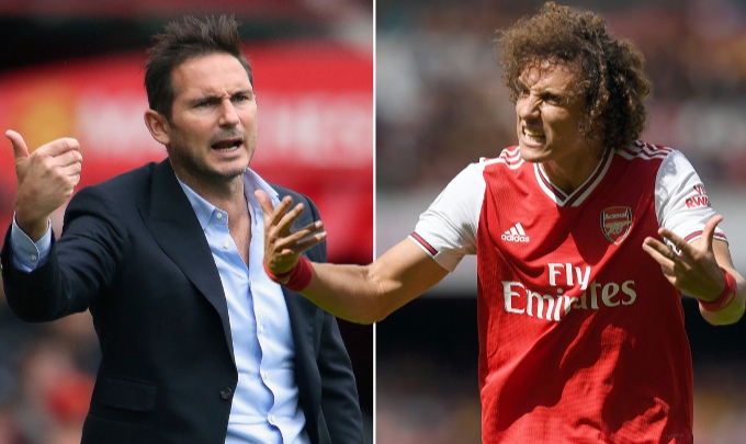 David Luiz reveals disagreement with Frank Lampard before Arsenal transfer move