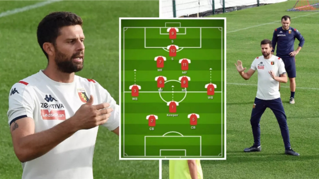 Thiago Motta to ‘revolutionise’ football by using a 2-7-2 formation after being named Genoa manager