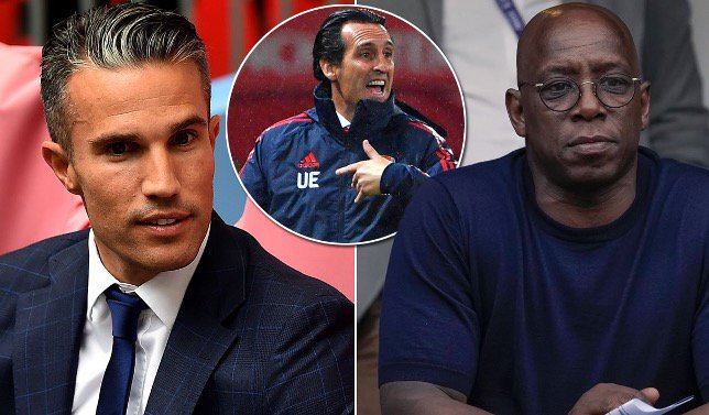 ‘Go at them!’ – Van Persie hits out at Emery’s game plan in Arsenal’s draw with Man Utd