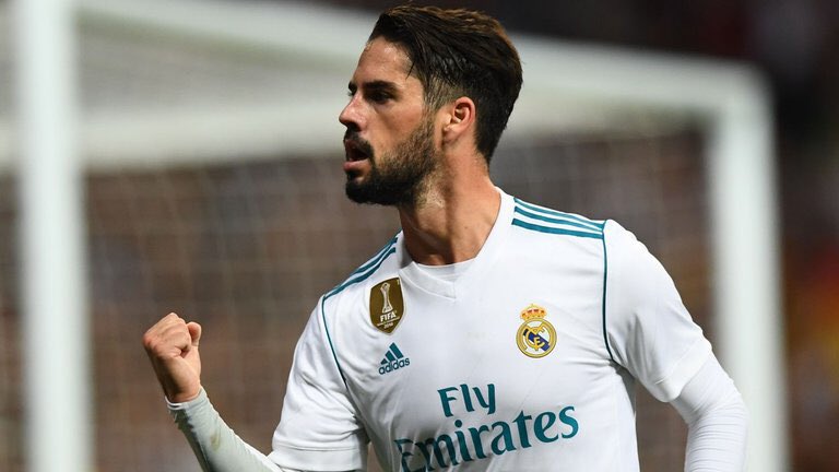 Isco offered to Chelsea for £44m by Real Madrid