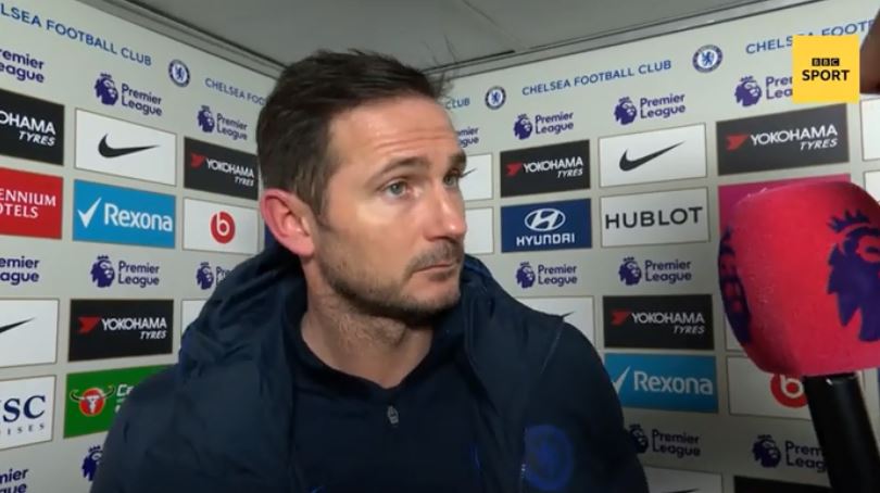 Lampard blames Emerson for Arsenal equaliser and slams his defence