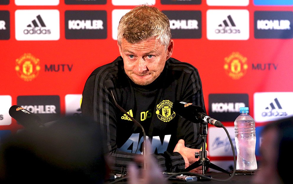 Ole Solskjaer hits out at Europa League ball and blames wind for United’s poor performance