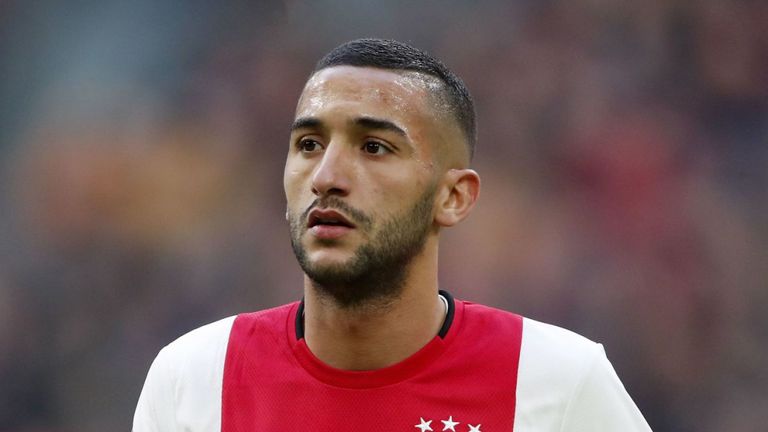Ajax confirm £38m sale of Ziyech to Chelsea