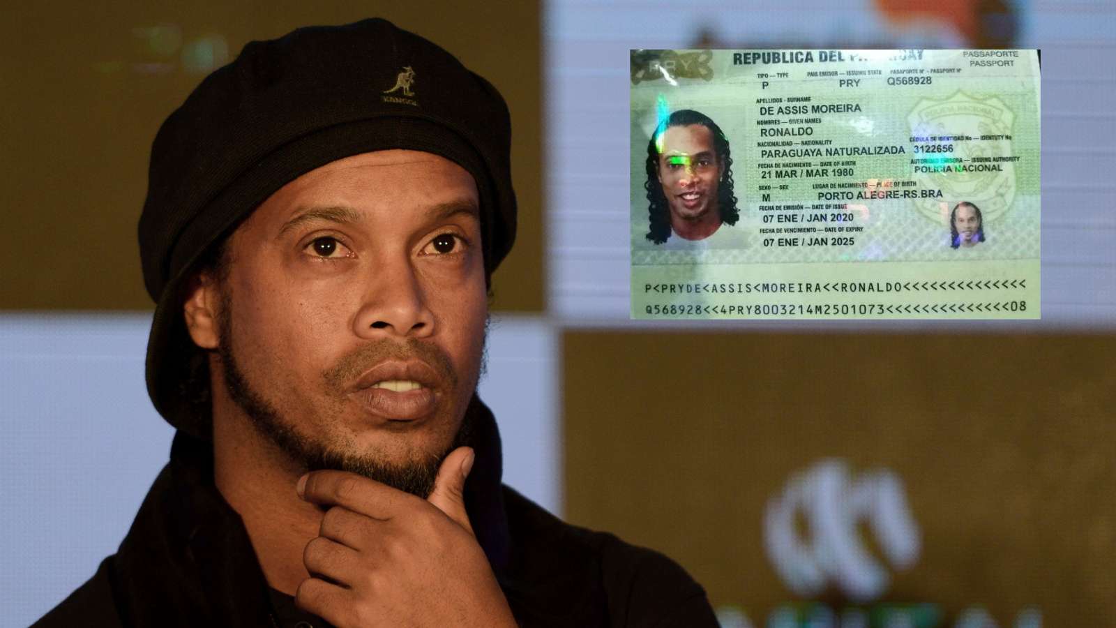 Ronaldinho arrested by police after using fake passport