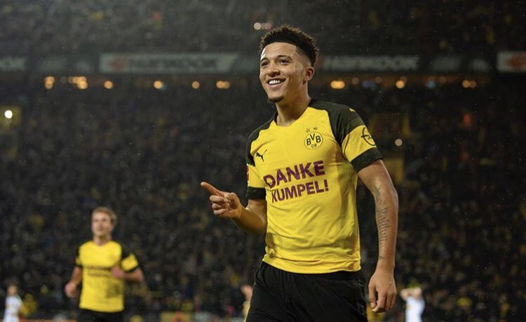 jadon sancho jersey number