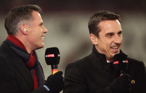Gary Neville mocks Carragher after Liverpool’s title party is delayed by coronavirus