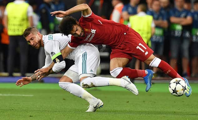 Sergio Ramos Mo Salah