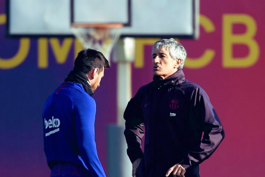 Setien and Messi