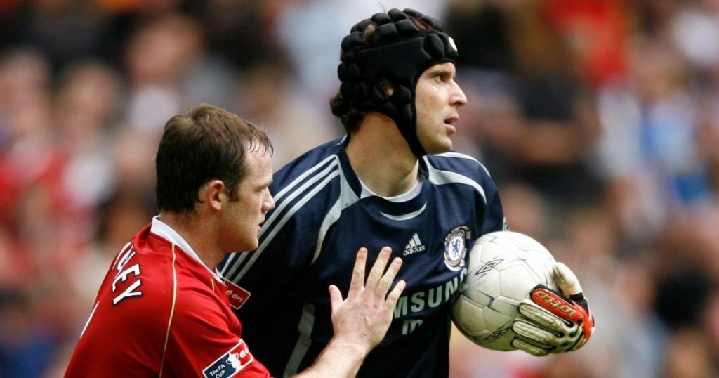 Cech and Rooney
