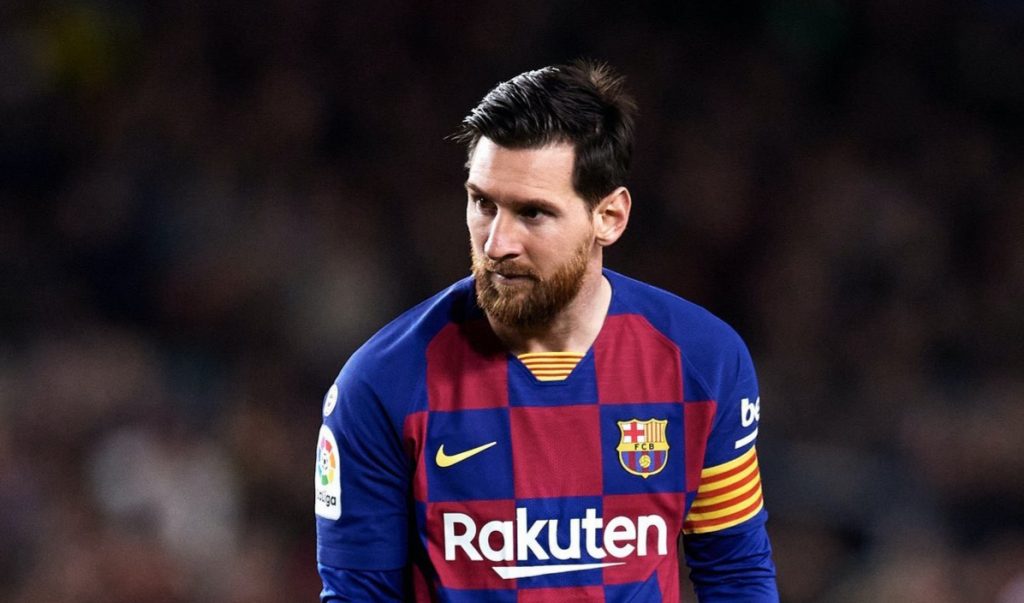 Barcelona player Lionel Messi