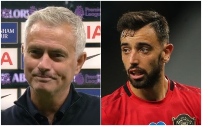 Mourinho aims dig at Fernandes over United’s penalty claim in Spurs draw