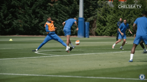 Frank Lampard applauds Hakim Ziyech stunning assist in Chelsea training