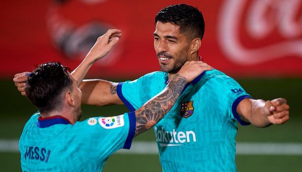 Luis Suarez hits back at Messi claims about his future at Barcelona
