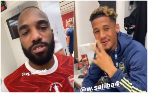 Aubameyang hits back at Lacazette over his joke to Saliba after FA Cup win