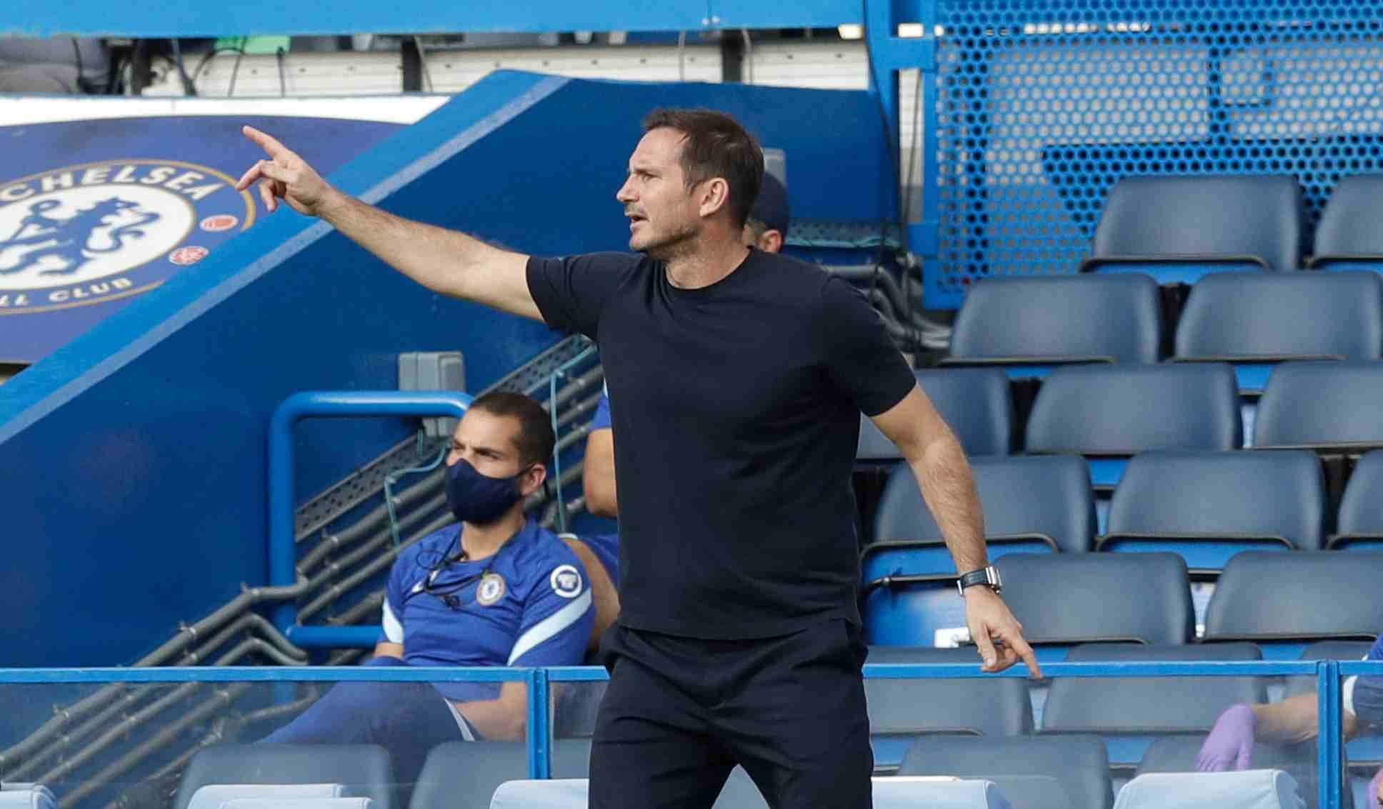 Frank Lampard slams Chelsea star on touchline during Sheffield Utd victory