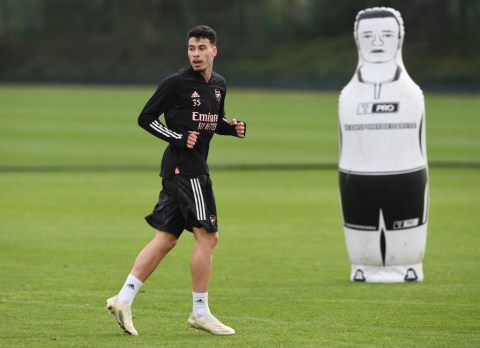 Gabriel Martinelli returns to training ahead of schedule in major boost for Arsenal