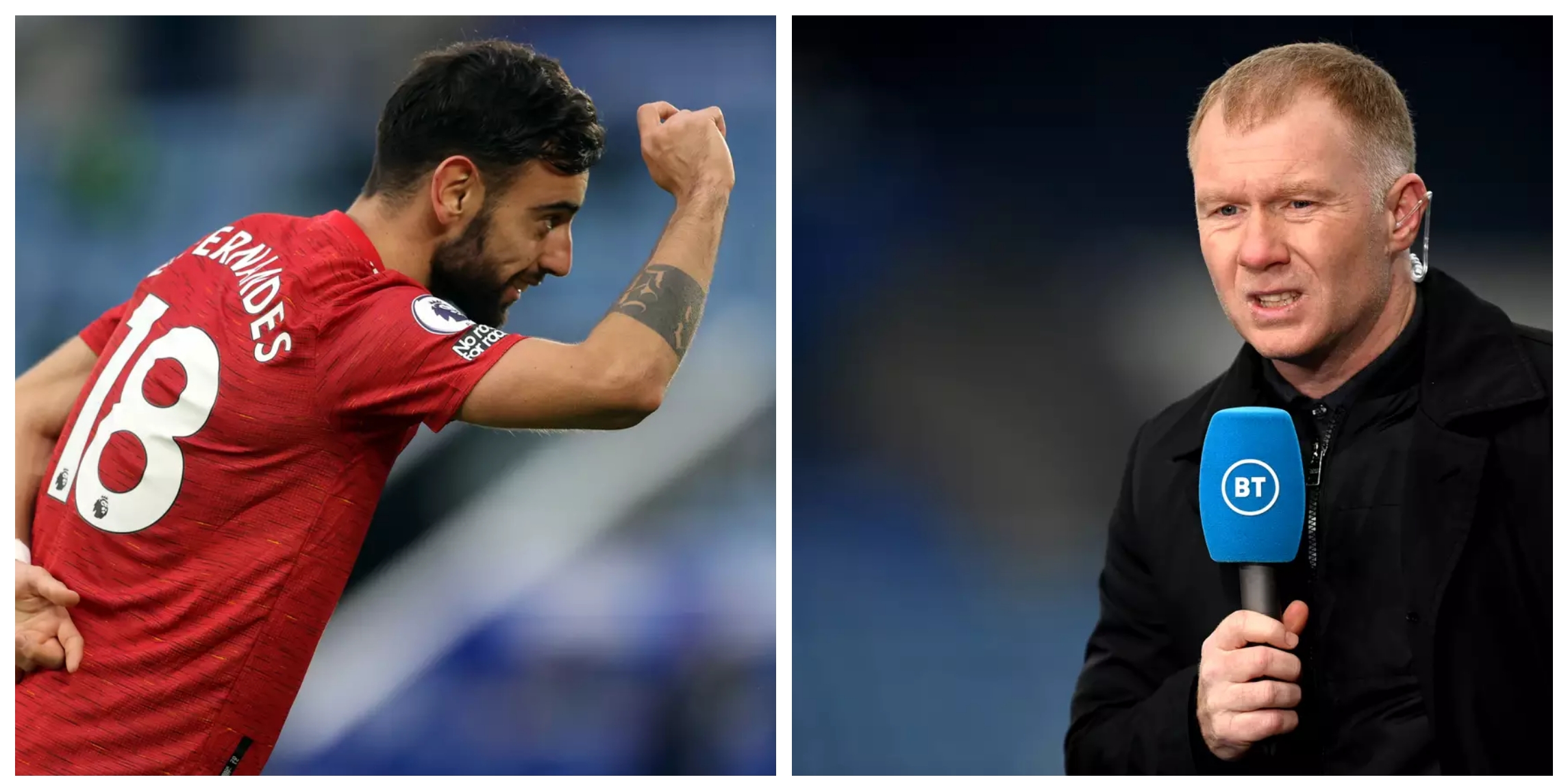Paul Scholes explains why Bruno Fernandes is a better player than he ever was