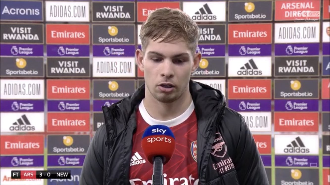 Smith Rowe admits he looks up to Fernandes as stats show outstanding impact