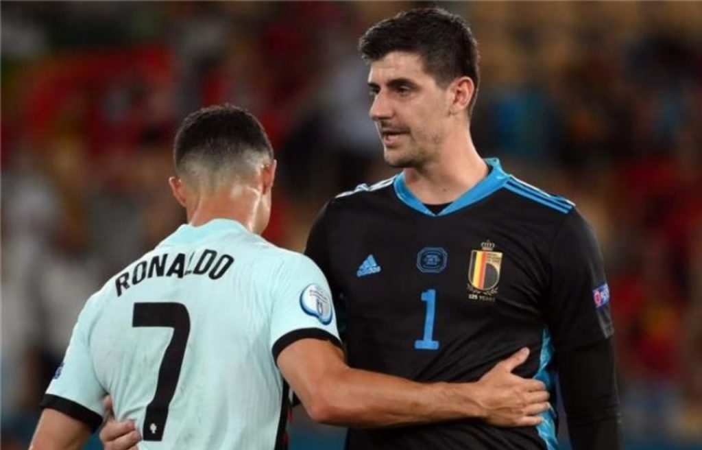 What Cristiano Ronaldo told Courtois after Portugal’s defeat to Belgium