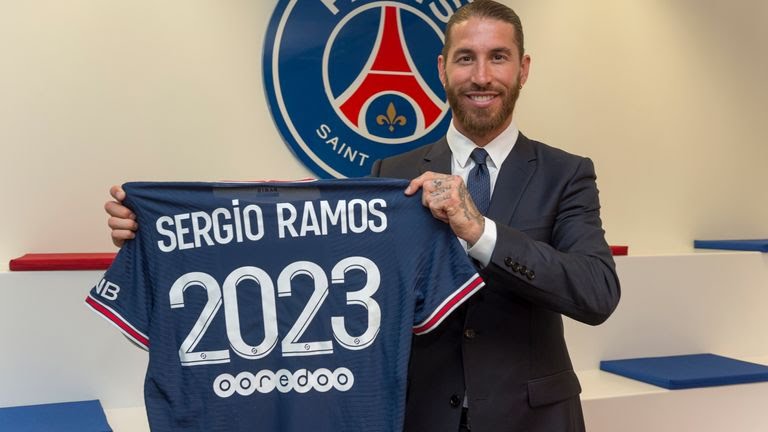 Sergio Ramos aims dig at Real Madrid after completing PSG transfer