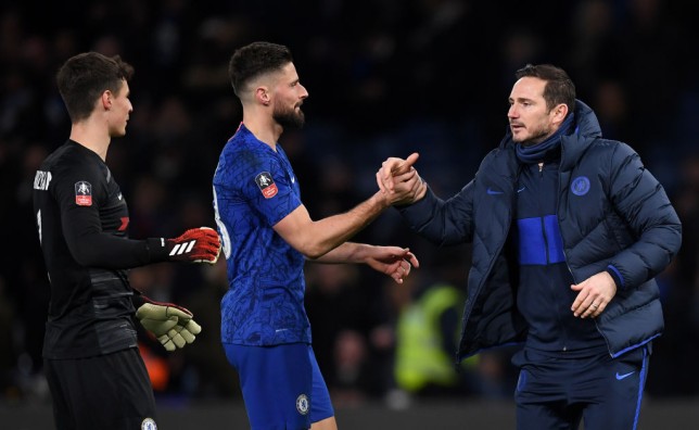 Olivier Giroud sends message to Frank Lampard over Newcastle job