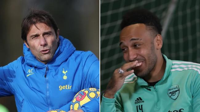 Aubameyang gives brutal reaction to Antonio Conte joining Tottenham