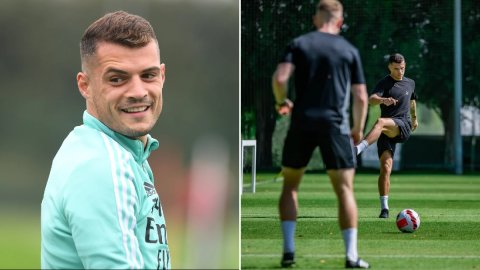 Arsenal’s Granit Xhaka provides huge injury update as he steps up recovery