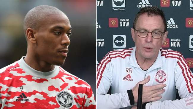 Anthony Martial fires back at Rangnick claim he refused to play for Man Utd