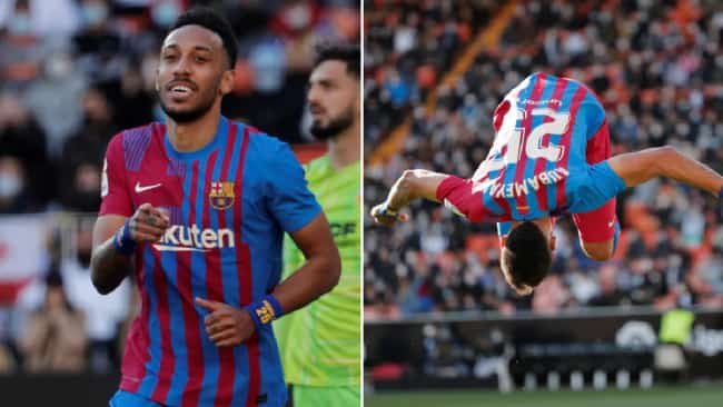 Pierre-Emerick Aubameyang sets outstanding record with Barcelona hat-trick
