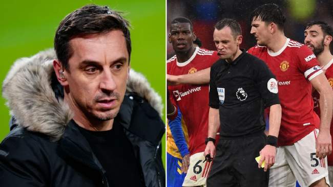 Gary Neville claims Man Utd ‘broke every rule in the book’ in Southampton draw
