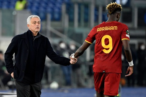 Mourinho aims dig at Tammy Abraham despite Rome derby heroics