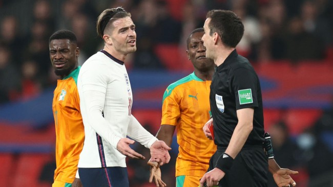 Grealish reveals what he told referee in bizarre conversation after Aurier red card