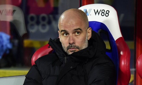 Guardiola blames the grass for Man City’s draw with Crystal Palace