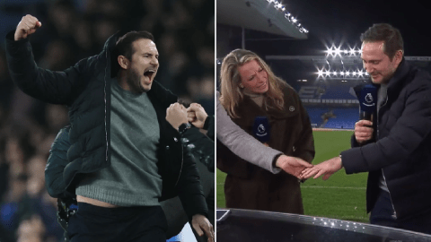 Lampard breaks his hand celebrating Everton’s winning goal against Newcastle
