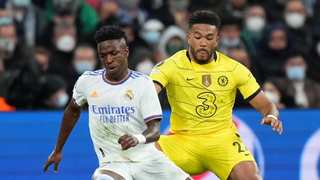 Vinicius Junior sends message to Reece James after Chelsea’s defeat to Madrid