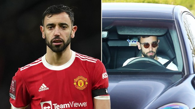 Bruno Fernandes involved in car crash ahead of Man Utd's clash with  Liverpool