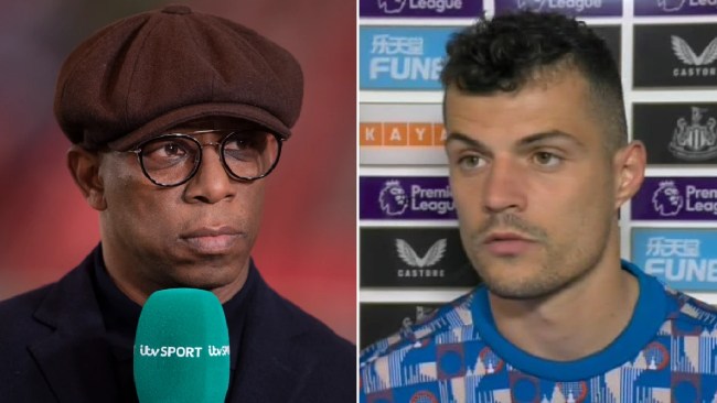 Ian Wright sends brutal Tottenham message to Granit Xhaka after Newcastle outburst
