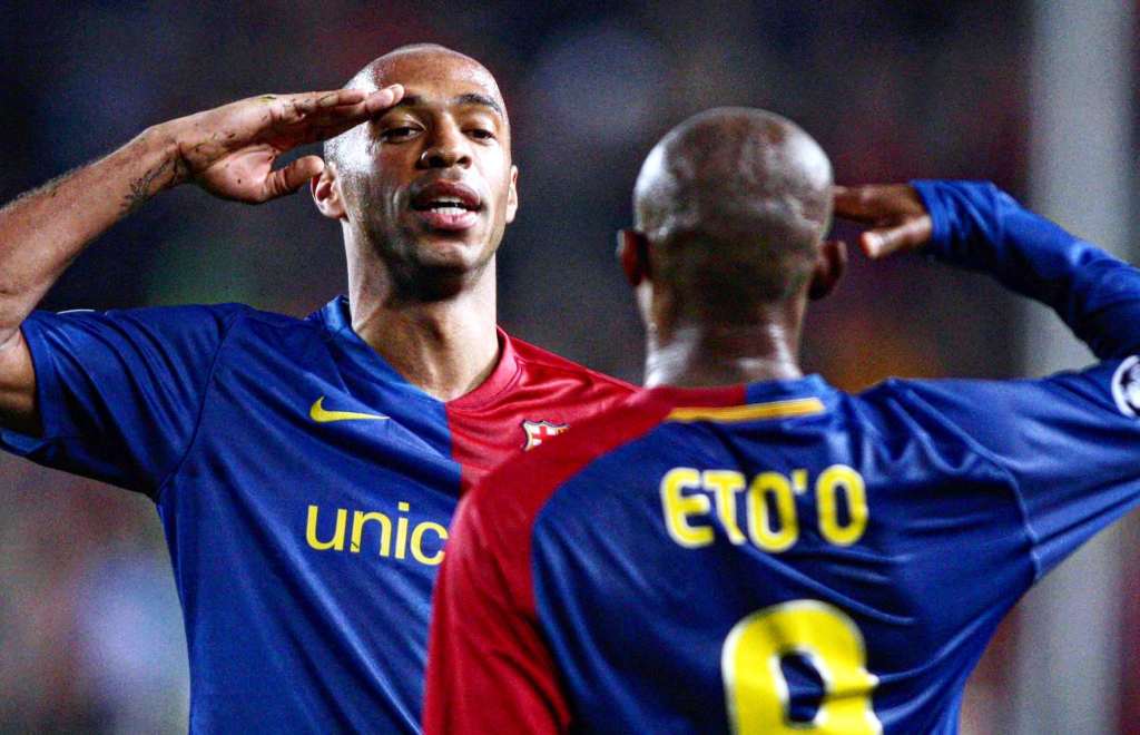 ‘Henry Was Not On My Level’ – Samuel Eto’o throws shade at Arsenal legend